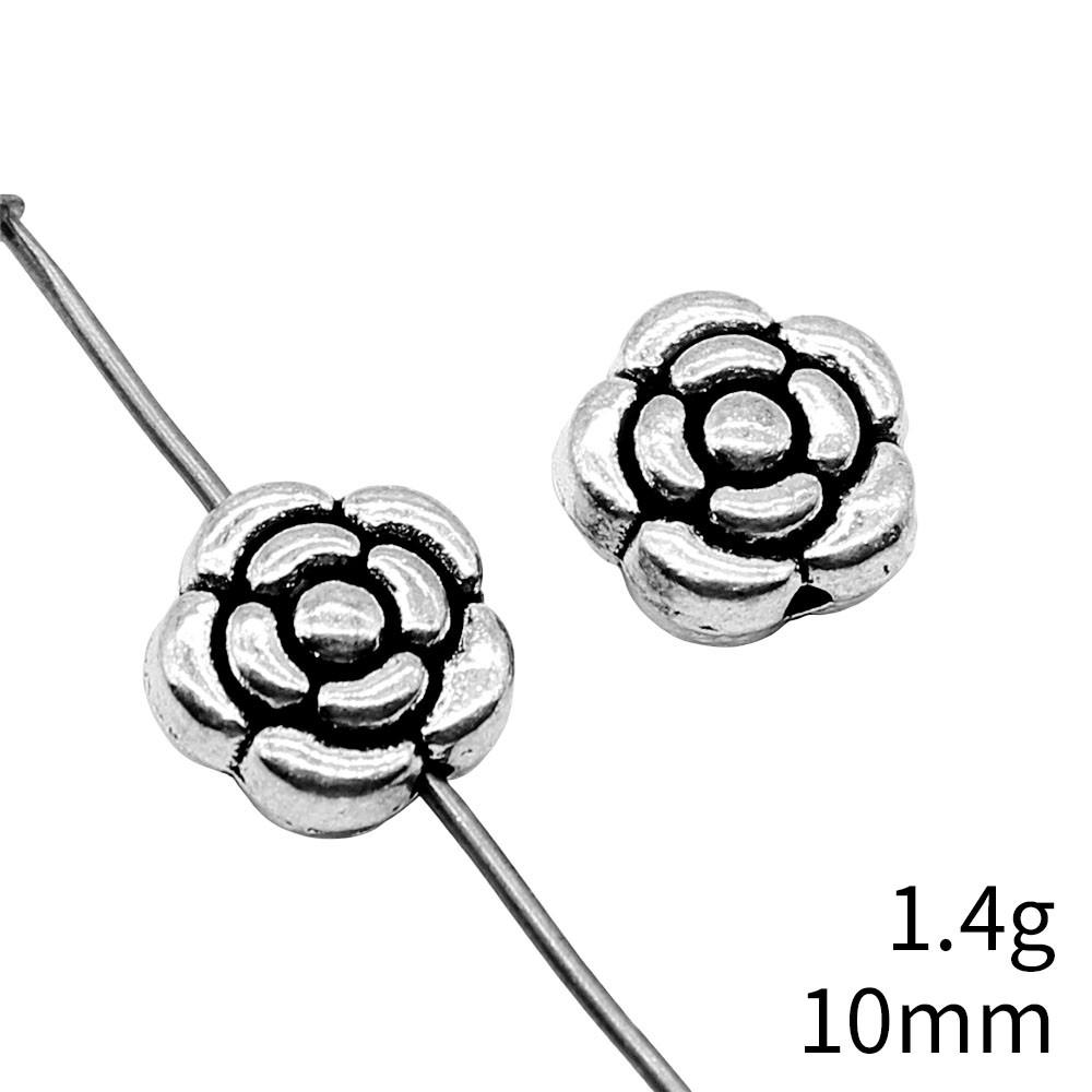 Bead Material Jewelry & Accessories Flower Small Hole Beads Spacer Accessories Parts Beads Jewelry Making Findings For Diy