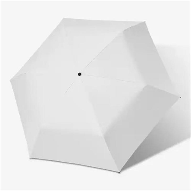 UPF50+ Carbon Fiber Mini Pocket Umbrella 2-in-1 Sun & Rain Protection Ultra-Light Portable Folding Travel Umbrella UV Block