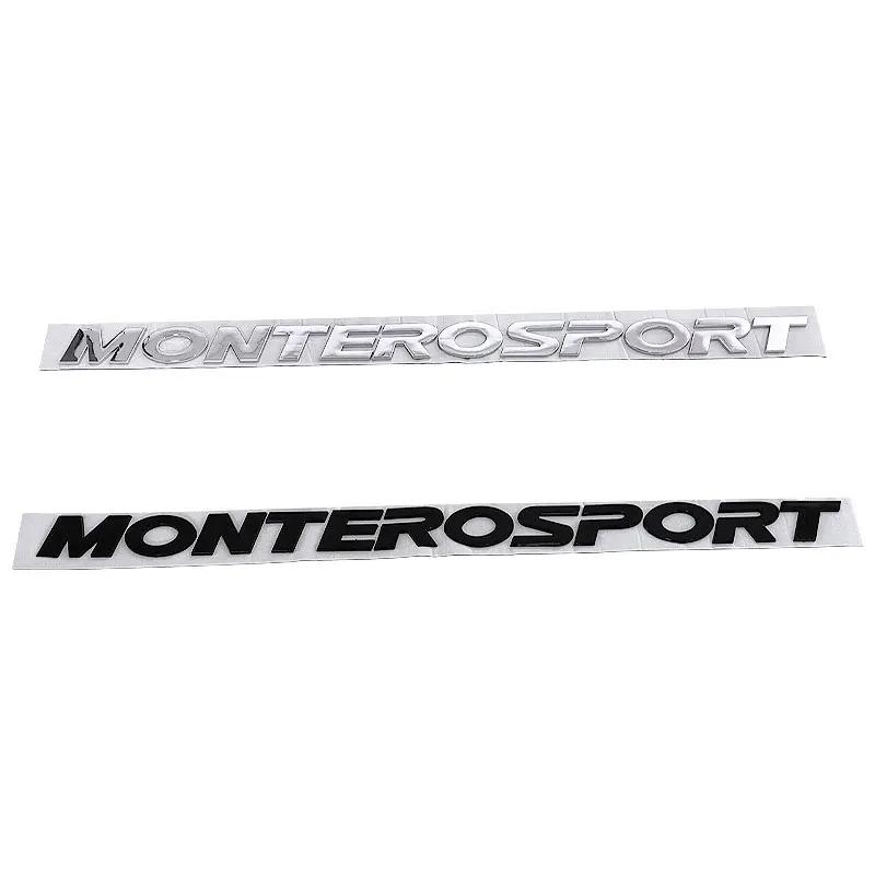 MONTERO SPORT logo emblém na kapotu štítek nálepky na auto pro Mitsubishi Montero 3D logo přední světla zadní kufr renovace obtisky příslušenství