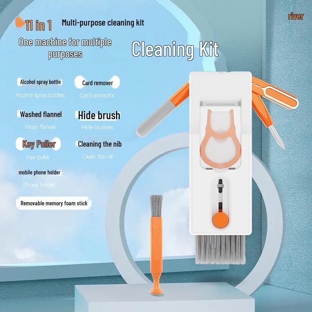 Multi-Functional Cleaning Kit for Laptop Screens, Phones, Keyboards, and Bluetooth Headsets