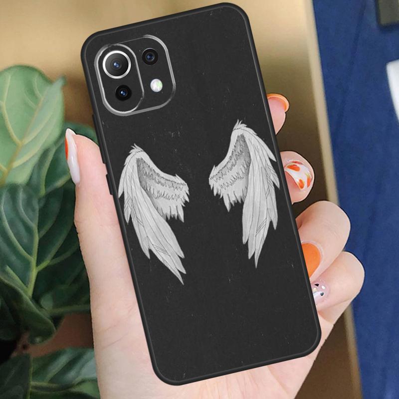 Fantasy Engel Meisje Vleugels Hoesje Voor Xiaomi 15 14 Ultra 13T 14T 15T Pro 17 Pro Max POCO X7 Pro X5 X6 F5 F6 F7 F8 Coque