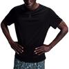On Trail-T Atmungsaktives Fashi Schweißableitendes Kurzarm-T-Shirt Herren Tops Schwarz 1ME30070553