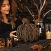 Faux Pumpkin Model Decoration for Halloween Window Display, Restaurant and Home Decor