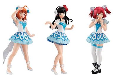 GASHA PORTRAITS Love 07 BLAU NEUES Set von Live! Sonnenschein!! ~WASSERWELT~ [Komplett 3]