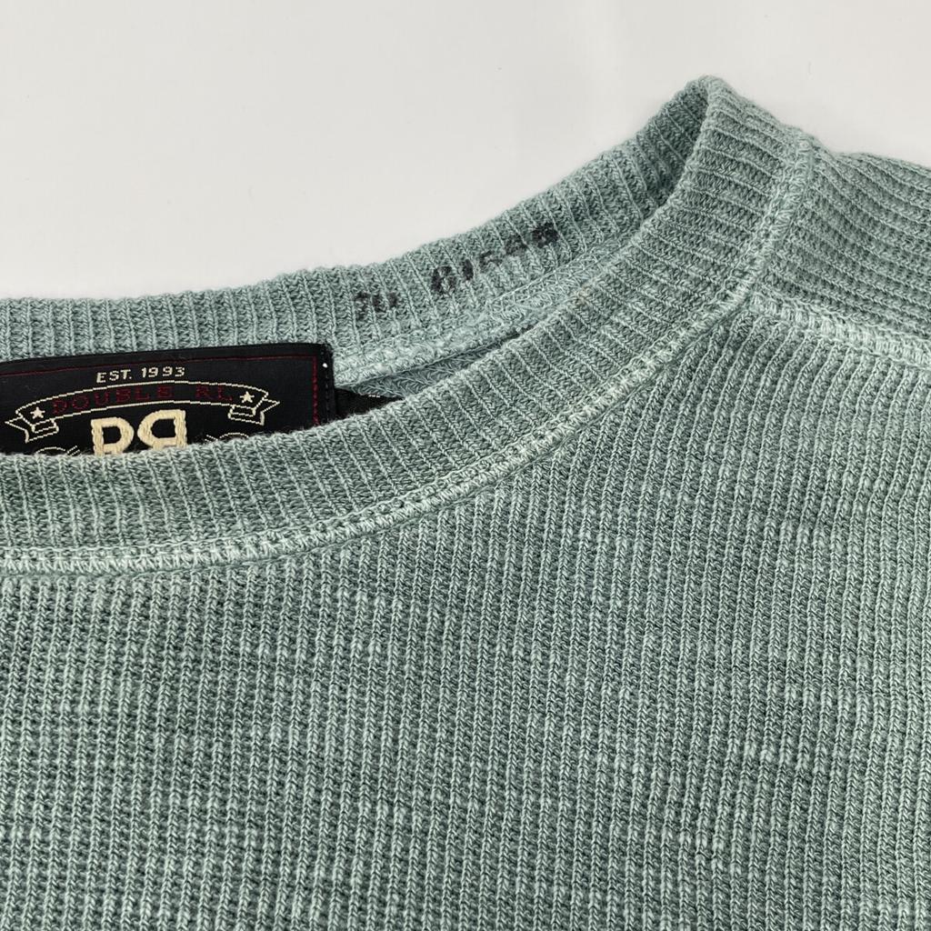 RRL Grün Waffel Langarm Thermounterhemd M grün Gebraucht