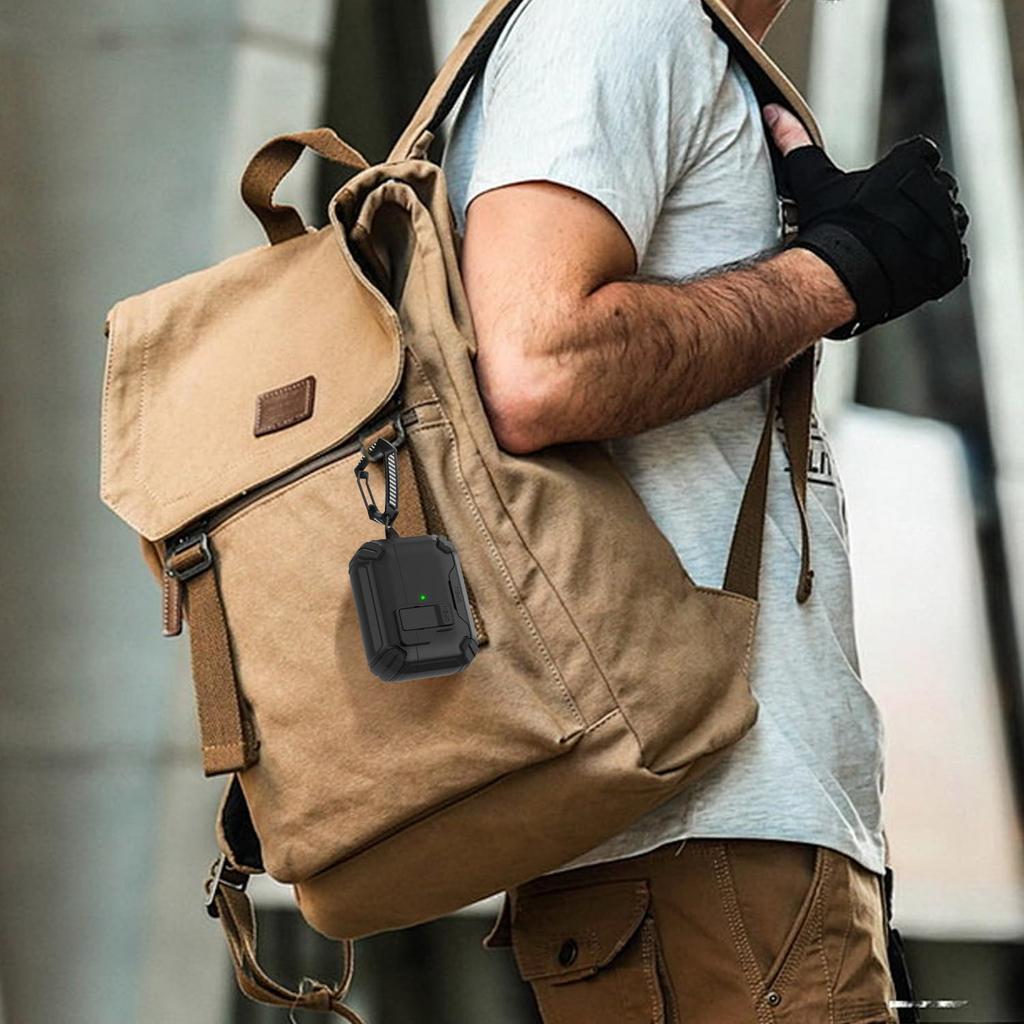 For AirPods 4 Generation Case Magnetic Automatic Lock with Phone Stand&Cleaning Kit for Airpods 4 with Active Noise Cancellation