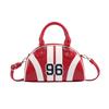 New Autumn and Winter Women's Niche Splicing Portable Pillow Bag High-end Handbag Crossbody Boston Bag