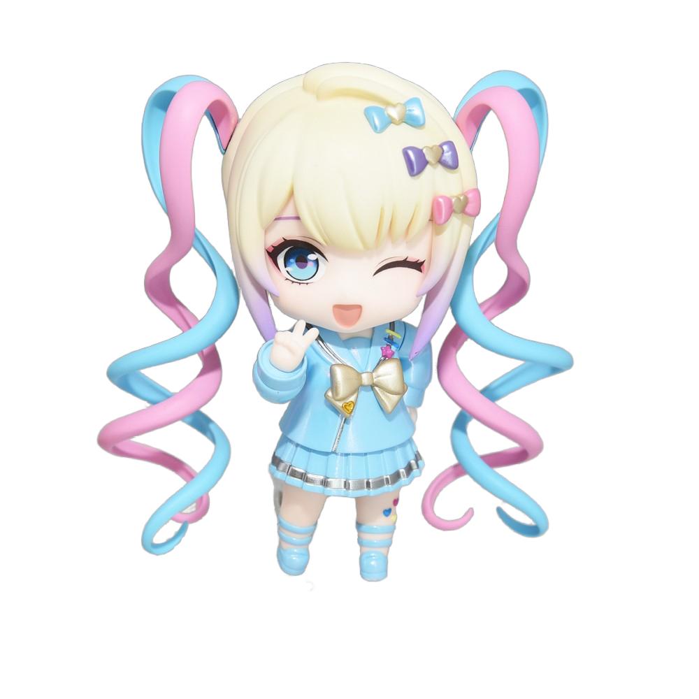 10 cm Trengende Jente Overdose Anime Figur OB11 Parade KAngel Action Figurer Virtuell Opplaster PVC Samlingsmodell Pynt Leker