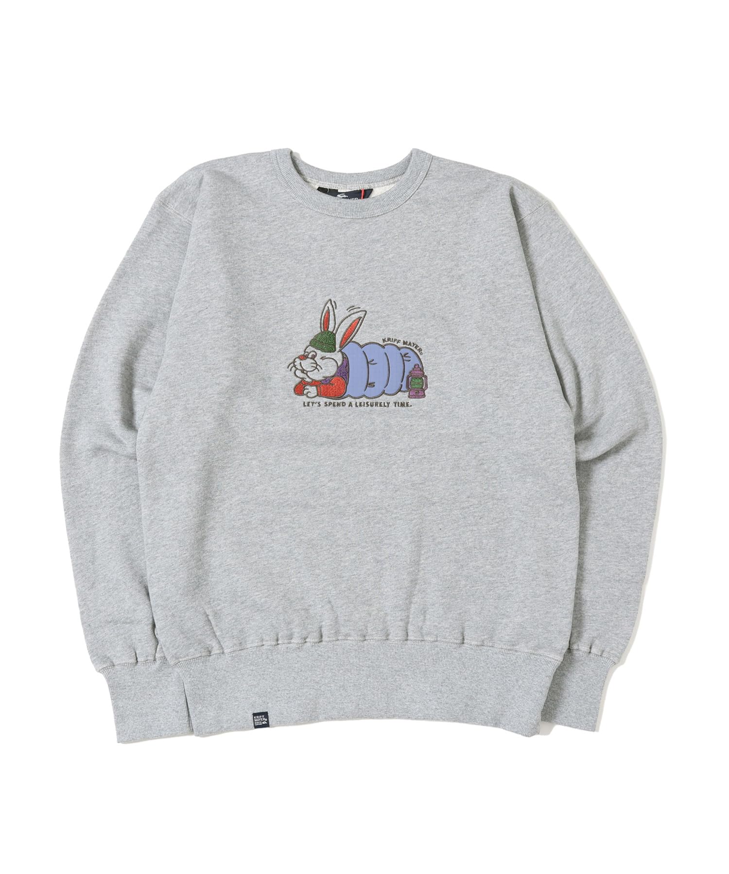 

Кемпинговая толстовка из флиса Rabbit с вышивкой для мужчин, средне-серая [Cliff Mayer], серый