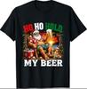 Ho Ho Hold My Beer Christmas In July Tropical Santa Summer T-Shirt
