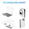 Supporto per Console Acrilico Trasparente Montato in Cima per Controller e Cuffie con Design a Doppio Gancio per un Facile Accesso