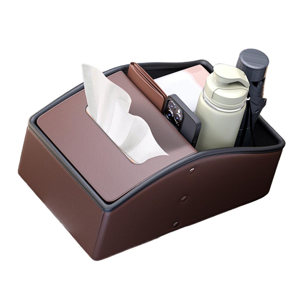 Car Armrest Storage Solution with Anti Slip Base Convenient Car Armrest Organizers for Secure Placement During Travel