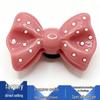 New Floral Leather Bow Tie Shoe Decorations with Buckle