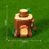 Mini Cartoon Mushroom Pumpkin House Micro Landscape Decoration For Car Home Desktop Ornaments