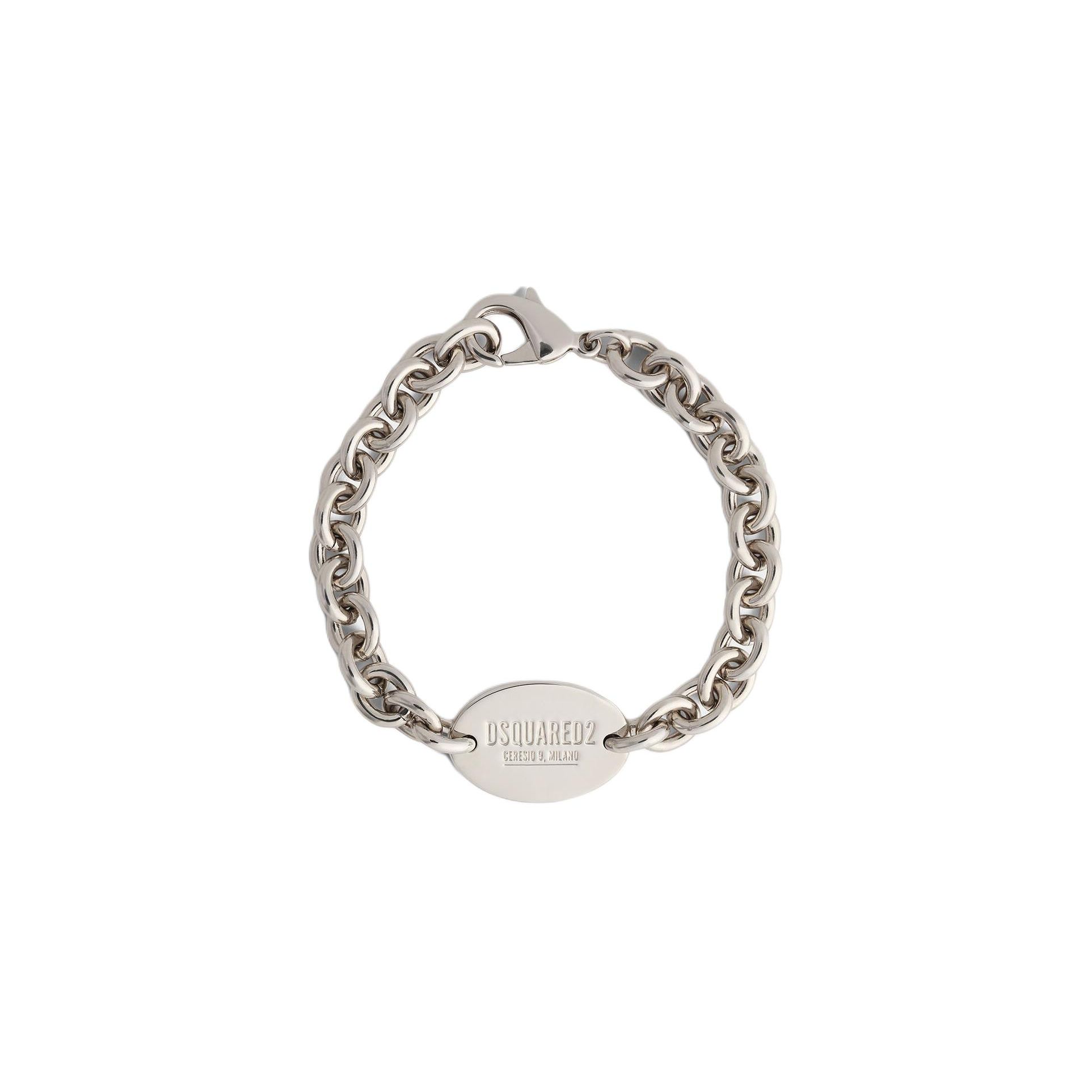

DSQUARED2 Bracelet With Chain Detail Women jewelry Silver ARM017337200001F124 L