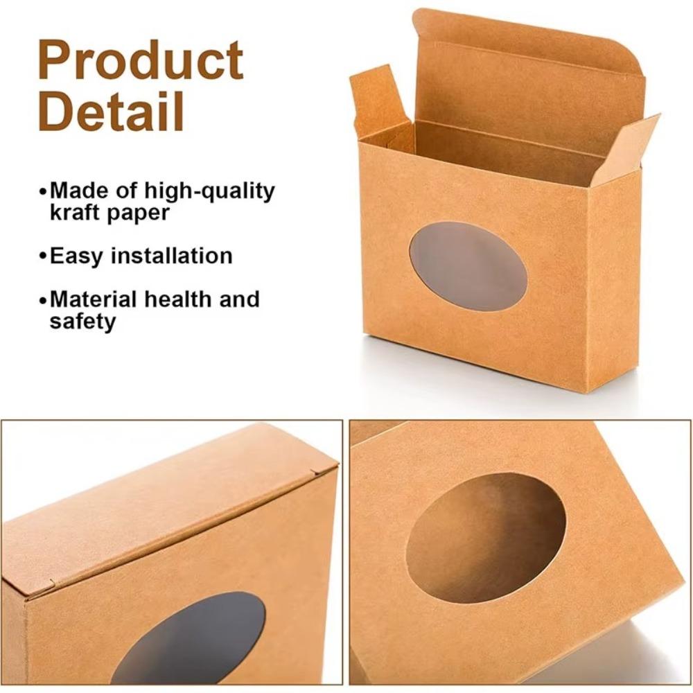 10/20Pcs Mini Gift Box Kraft Paper Handmade Soap Wrapping Box  Wedding Birthday Party Supplies