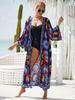 "2023 Women's European & American Cotton Beach Jacket: Sexy Sunscreen Cardigan Bikini Cover-Up"