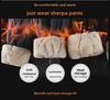 Herren Lammfellhose mit Samtfutter - Warm, Locker geschnitten, Gerade, Lässig mit Kordelzug, Winter/Herbst.