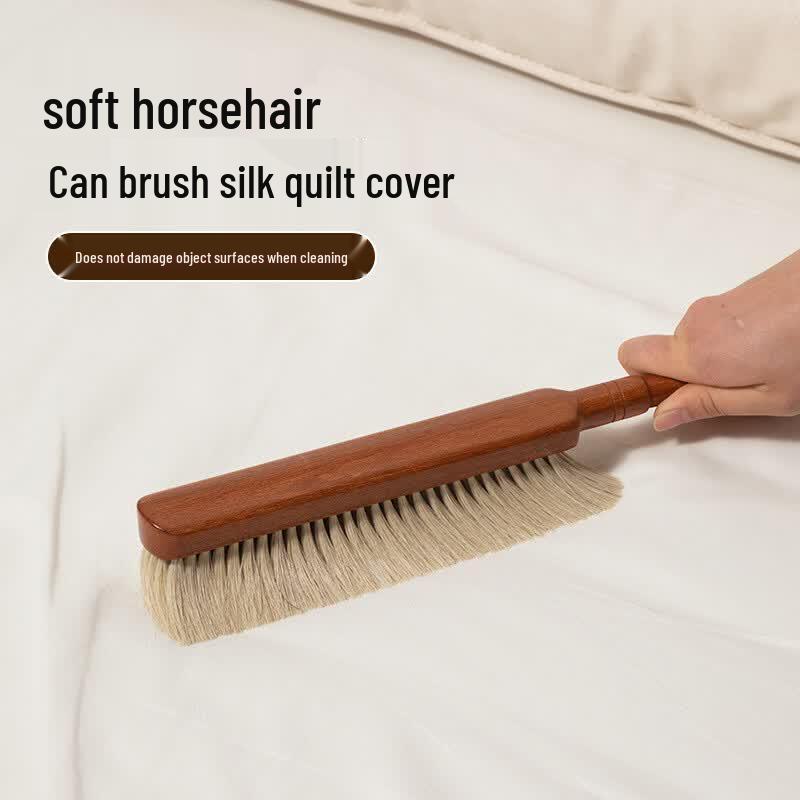 Ting Le Solid Wood Horsehair Dusting Brush