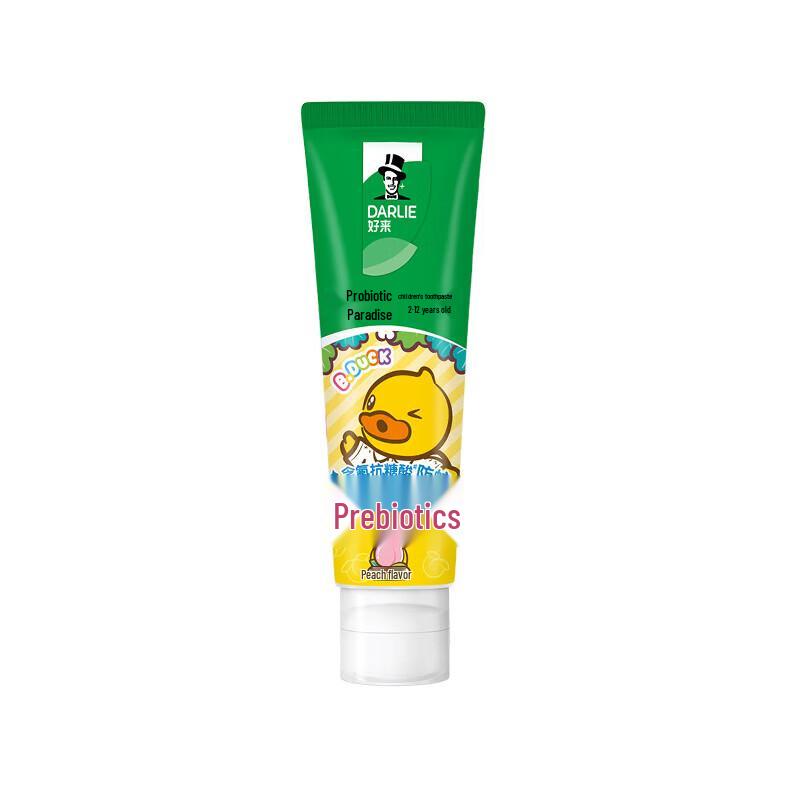 HOLA Prebiotic Kids Toothpaste, Peach, 2-12 Years