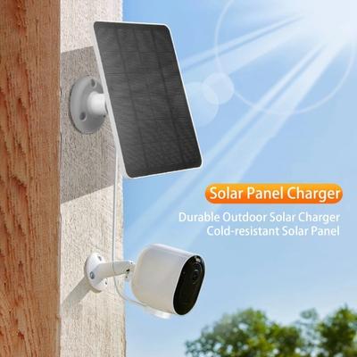 5V 4W Solar Panel Charger for Arlo Pro 4/Ultra 2/Pro 3/Ultra/Pro 5S/Pro 3 Floodlight Wall Mount Weatherproof Charger with 9.8ft Charging Cable