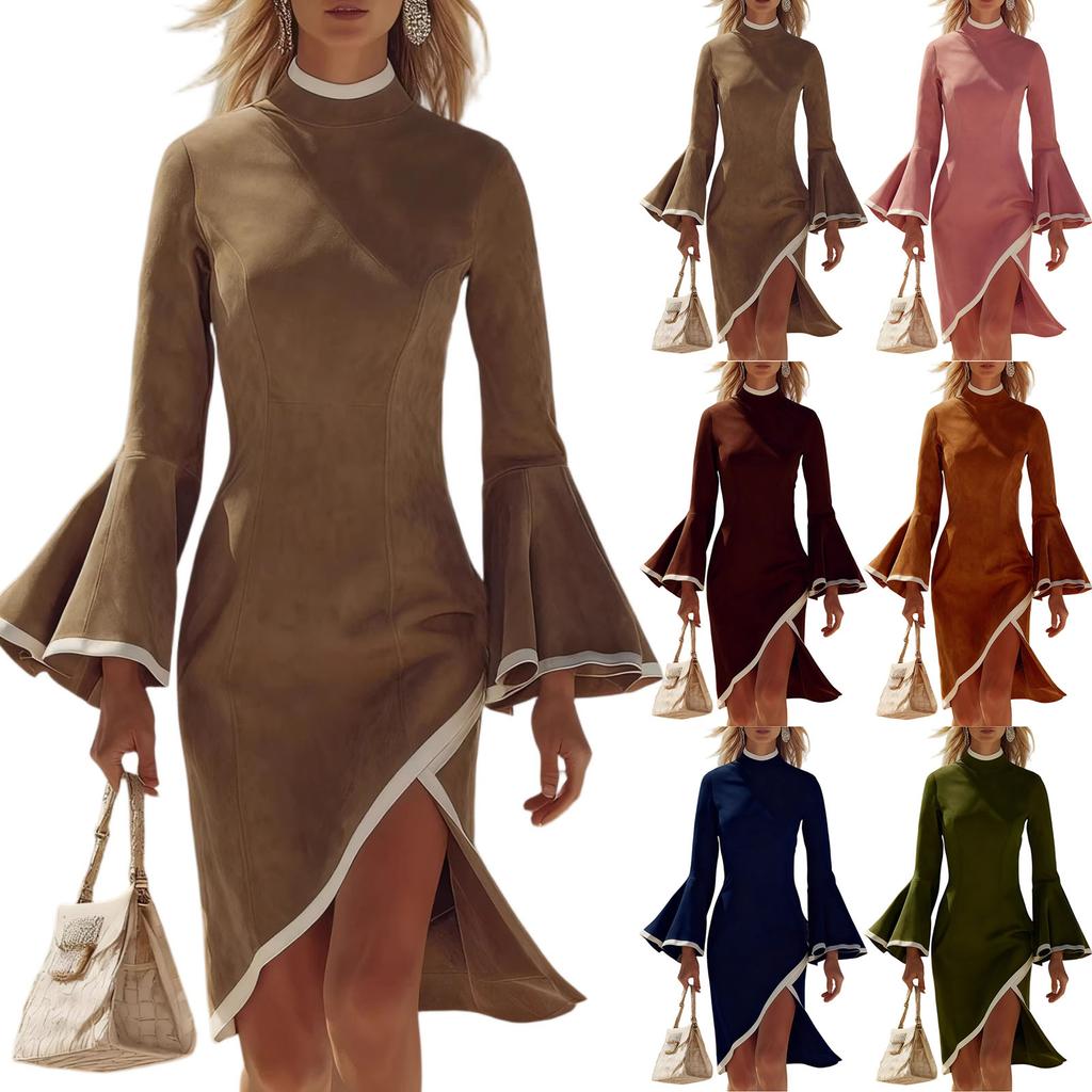 Women's Casual And Fashionable ,color Dress