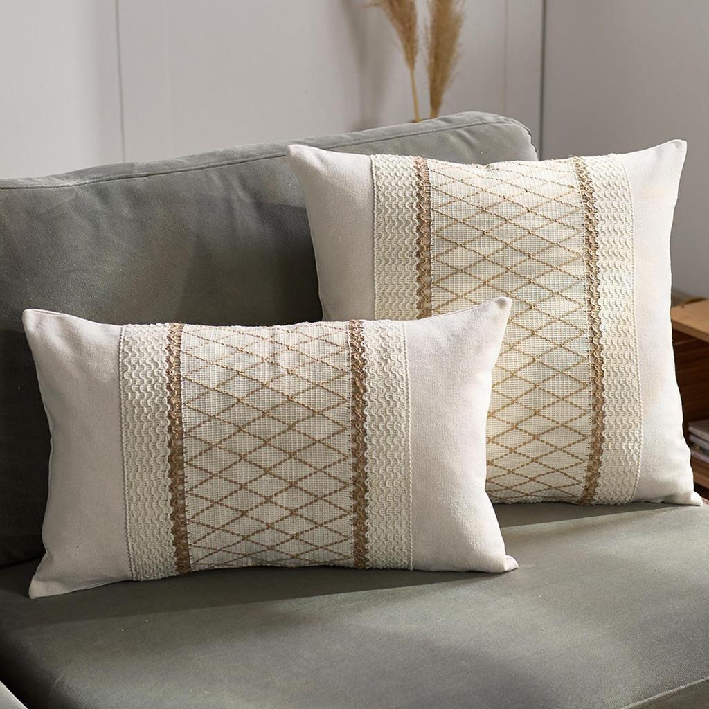 Bohemian Cotton Linen Cushion Cover: Light Luxury Sofa/Beds Pillow