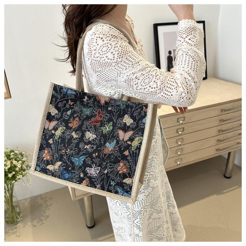 Vintage Handbag Personality Texture Commuter Bag Simple Small Fresh Class Tutoring Handbag for Women