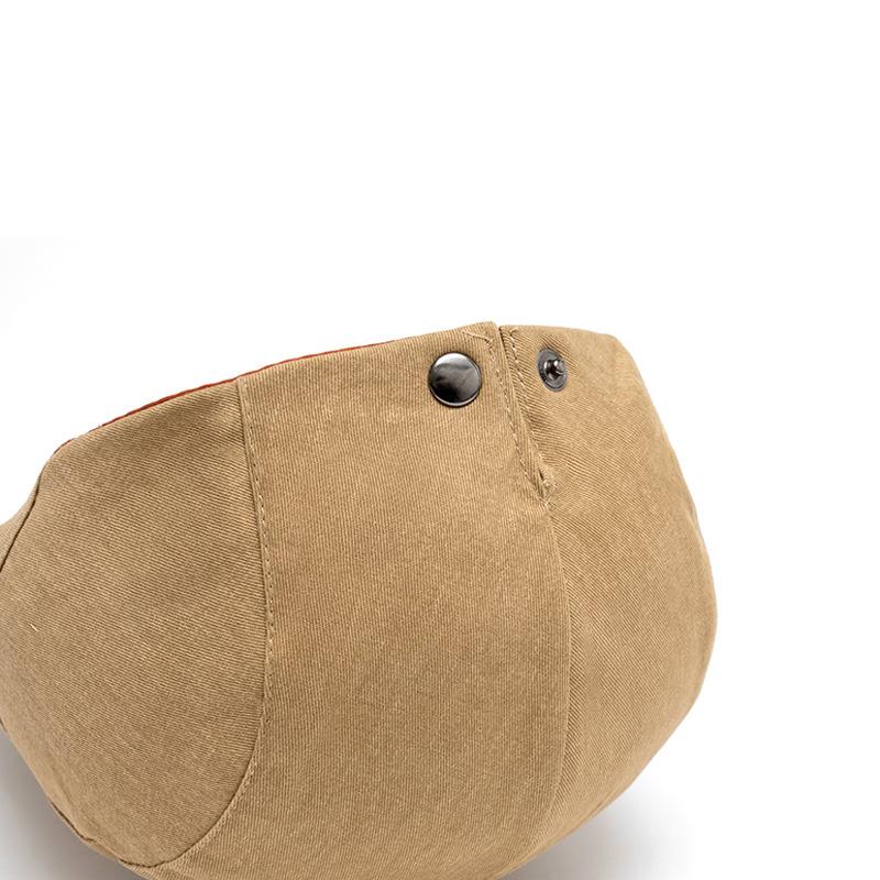 Solid Color Peaked Cap Women's Spring Summer Beret British Newsbsboy Cap Men's Forward Cap