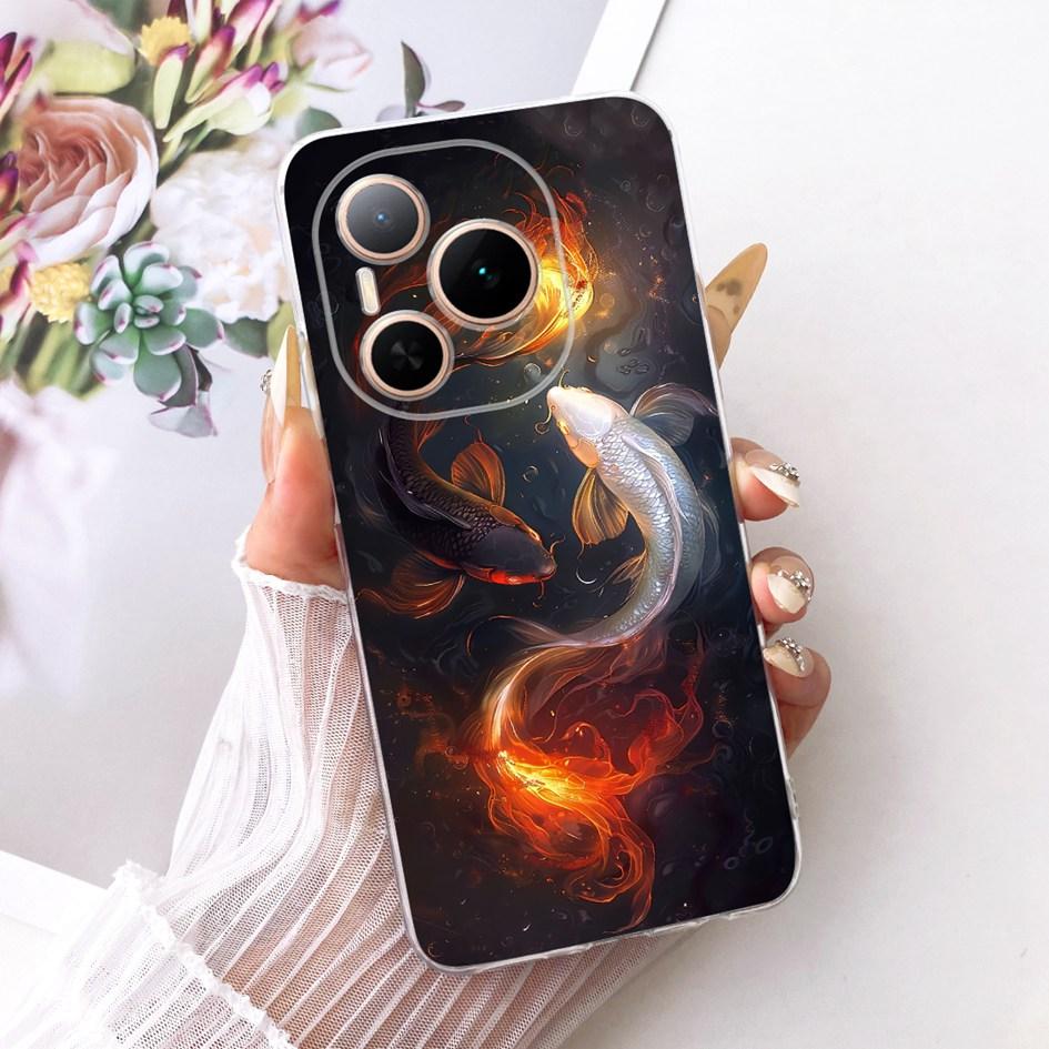 For Honor Power 5G Case DVD-AN80 DVD-AN00 Shockproof Cover Fashion Flower Marble Soft Silicone Fundas For Honor Power 2025 Coque