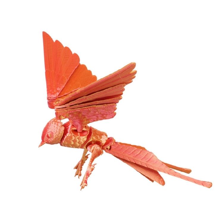 Rândunică imprimată 3D, Articulații flexibile Jucărie Fidgety articulată Statuete realiste de rândunică Ornament pentru decorațiuni de casă și birou
