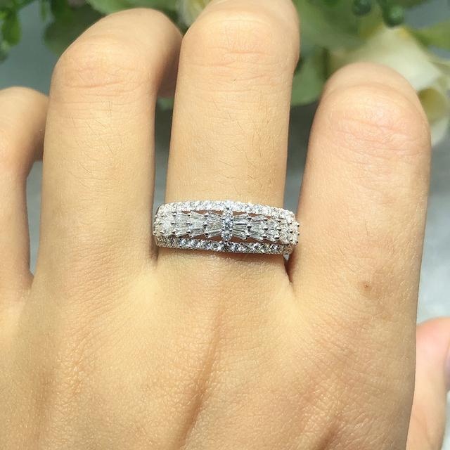 

Новые блестящие женские кольца на палец, обручальные кольца, аксессуары с фианитом AAA, нежные кольца для девочек, вечерние модные украшения 10