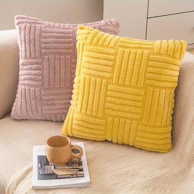 Stripe Geometry Home Decorative Throw Pillow Covers Soft Plush Couch Pillow Covers Farmhouse Cushion Covers
