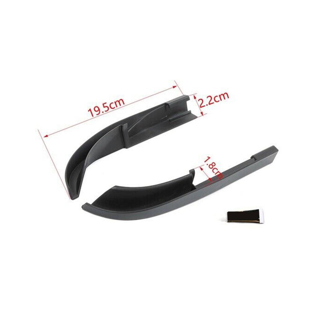 ABS Auto Hardtop Regenrinnenableiter Tropfschienenverlängerungen Dachwasserschutz Ableitkanal Schutz für Jeep Wrangler JK 07-17