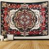 Bohemian Sun Moon Mandala Tapestry Tribal Ethnic Geometric Wall Hanging for Living Room Home Decor Wall Hanging Tapestry