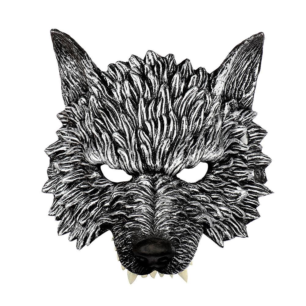 Rp Wolf Mask Halloween Costume Prop With Foam Material For Cosplay And Parties