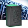 For   4 Model B Black Aluminum Case Box Enclosure with Heatsink Bracket (Black)