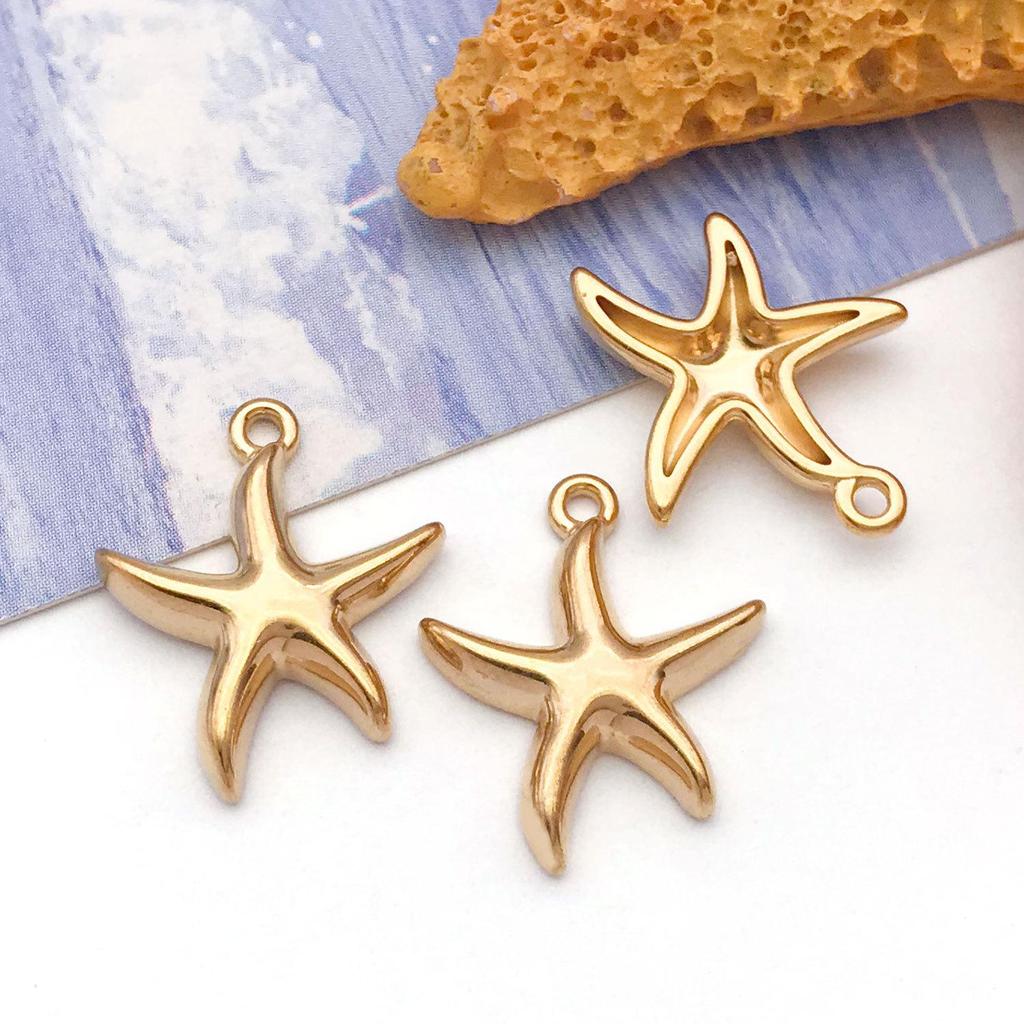 Ocean-Themed Animal Charms: Octopus, Crab, Dolphin, Starfish, Turtle Pendant for DIY Bracelets & Necklaces