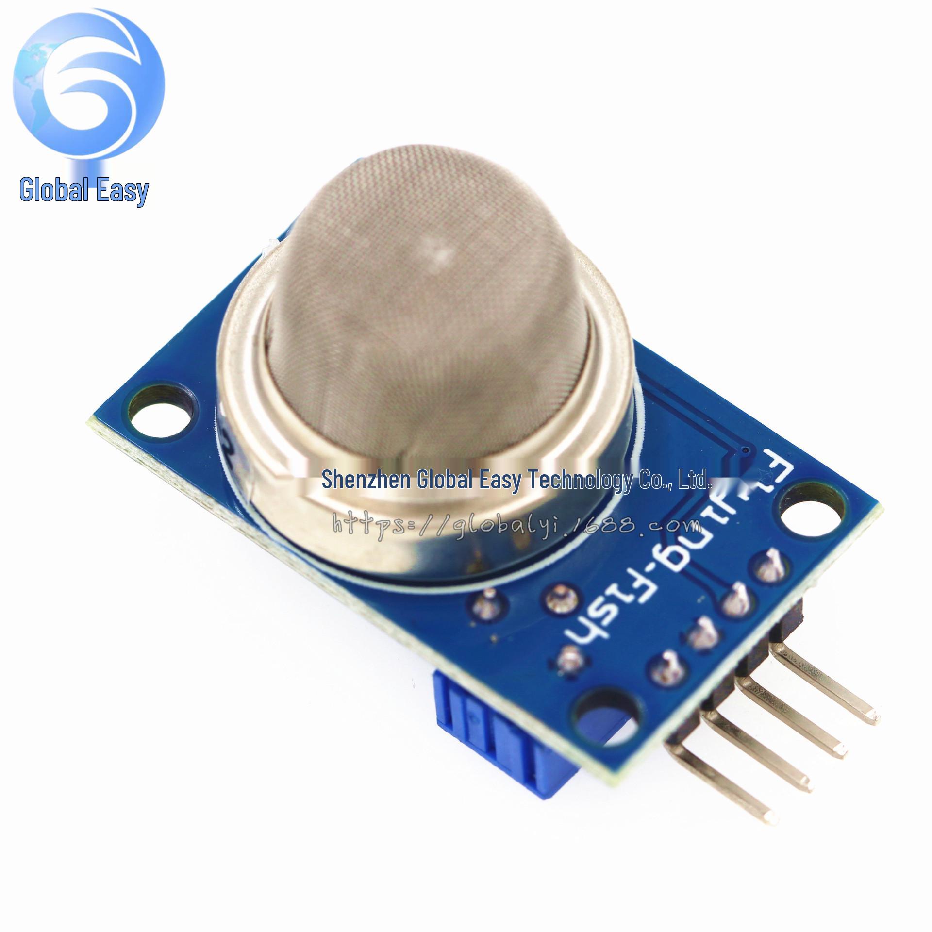 MQ-2 Multi-Gas Sensor: Detects Smoke, Methane, LPG, Combustible, and Natural Gases.