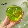 Slow Rebound Toy Green Apples Stress Ball, Rising Soft Fidget with Maltose Texture, High Elastic Squeeze Ball Decompression Tool for Anxiety