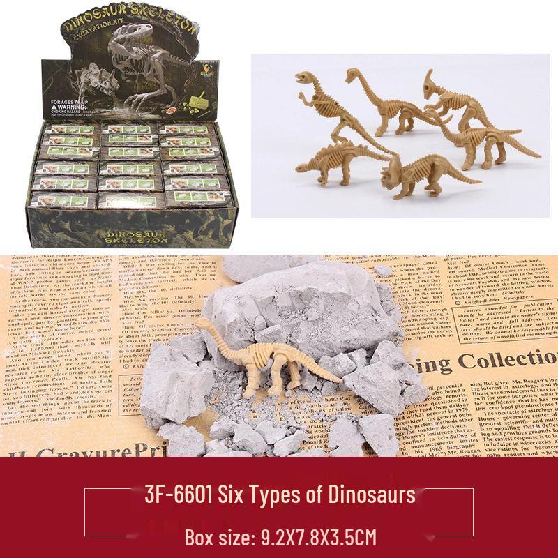 Creative Archaeological Dinosaur Excavation Toy for Kids, Hands-on Fossil Digging Simulation Model