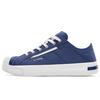 Li Ning Abrasion Resistant Breathable Slip Resistant Low Top Canvas Shoes Men's Blue White AGCQ037-2
