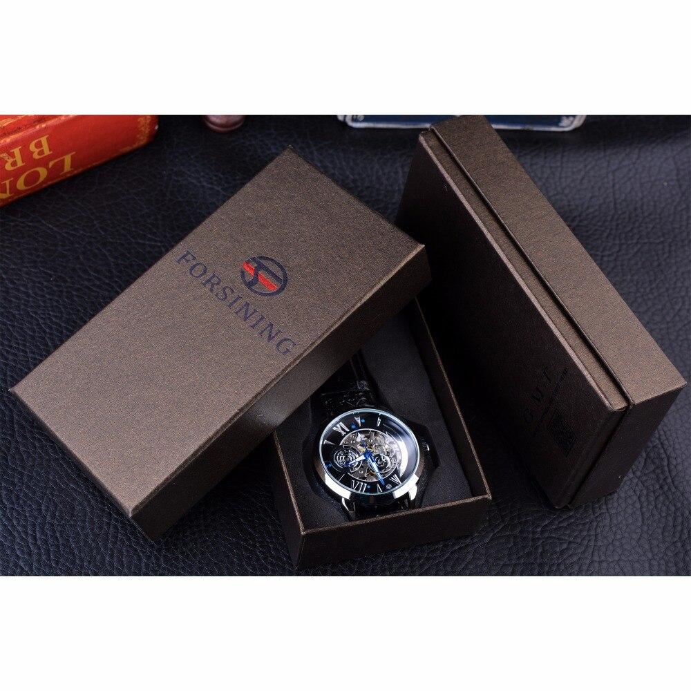 Forsining Time Space Fashion Series Skeleton Mens Watches Top Brand Luxury Clock Automatic Male Wrist Watch Automatic Watch