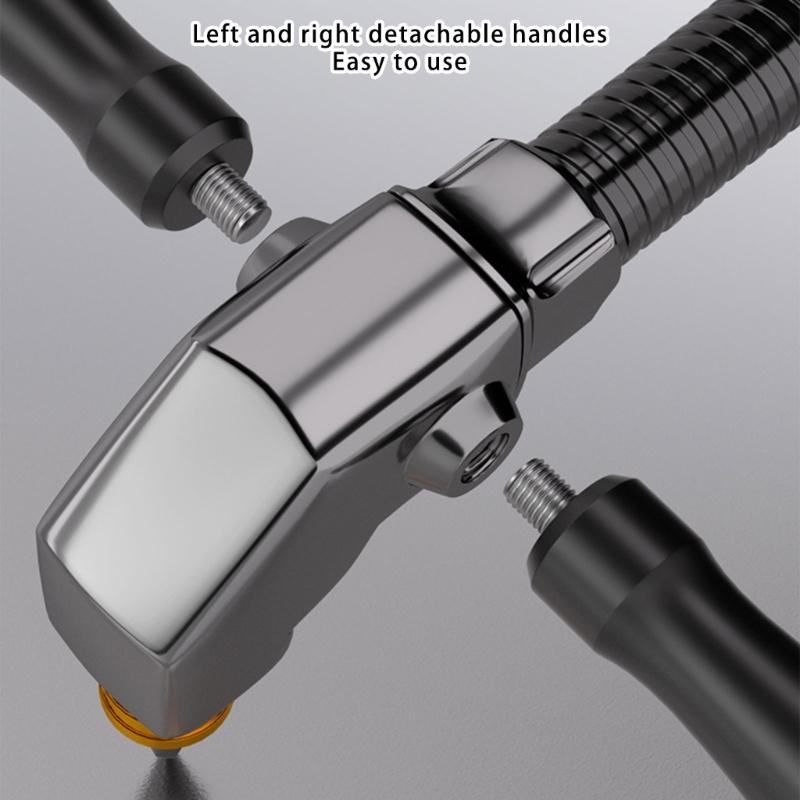 Efficient MultiFunctional Right Angles Drill Adapter Tool With Double Head Ergonomic Handle For Reduced Hand Fatigue