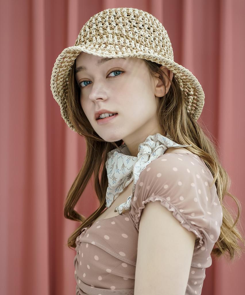 Mimin Creamy Knit Bucket Hat (Select 1 Of 3)