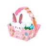 12pcs Easter Handheld Baskets Bunny Egg Party Gift Bags Gift Boxes