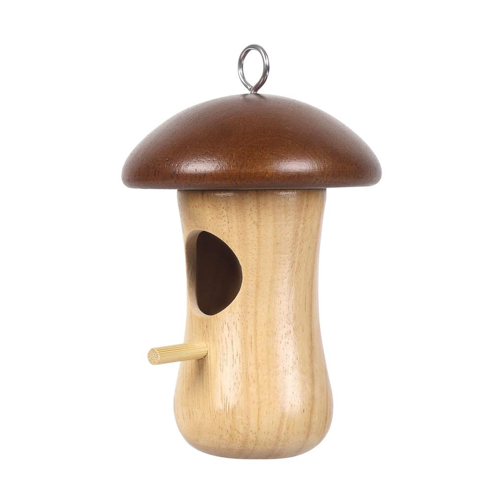 Hummingbird House Outdoor Hanging Wooden Bird Feeder Wooden Hummingbird House