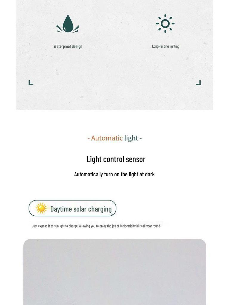 Solar Wasserdichte Außenleuchten – Automatisches Einschalten bei Dämmerung zur Dekoration von Garten, Rasen, Wand und Zaun.