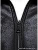 2026 Herren Freizeit Winter Pelzgefütterte Lederjacke mit Plus-Samt und Rechnungsoption