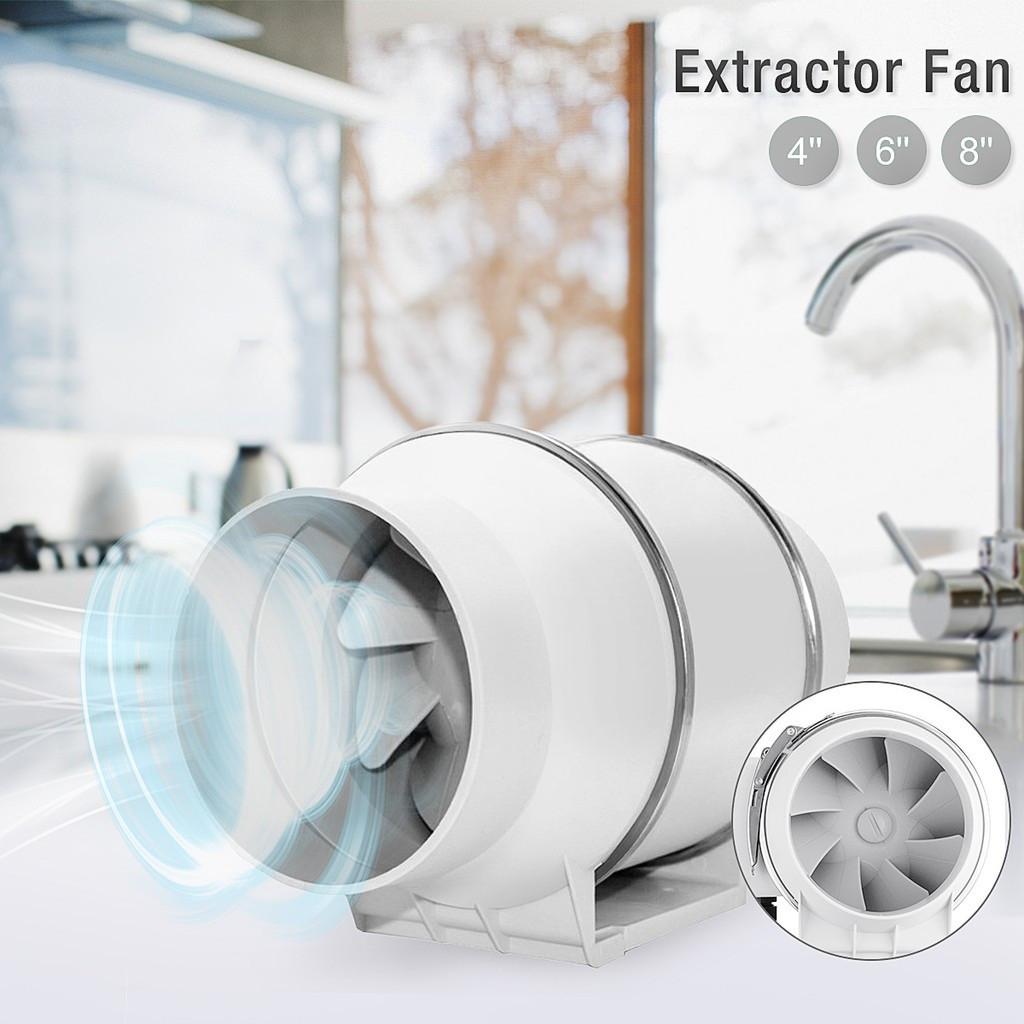 4/6/8 Inch Window Ventilation Fan Industrial Exhaust Fan Kitchen Toilet Ventilation Duct Fan Mute and Powerful Extractor Fans
